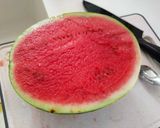 流行り中✨️まるごと☺濃厚😋スイカ🍉ジェラート🩷作り方1写真