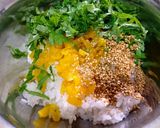 ポリポリ食感❣ 大葉たくあんおにぎり作り方2写真