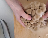 焼ききのこと長ねぎのレモン醤油和え作り方1写真