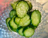 副菜定番！レンチン卵のシンプルサラスパ作り方1写真