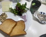 IKEAのにしんマリネでサンドイッチ作り方1写真