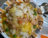 レンジ簡単梅中華ペスカトーレ味炒飯弁当作り方8写真