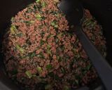 おばぁ直伝 ニラひき肉丼(ど〜ん)作り方3写真