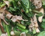 椎茸と小松菜のオイスターソース炒め作り方6写真