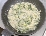 ゴーヤとブルーチーズのクリームパスタ作り方4写真