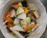 肉無チクワ洋風天津飯風親子丼味野菜炒め作り方12写真