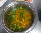夏⛅の味噌汁❗南瓜オクラ☺(^q^)⛄☕作り方12写真