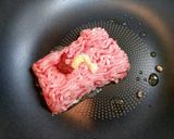 節約簡単夕飯主菜！かぼちゃと厚揚げ挽肉韓国甘辛煮作り方6写真