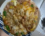 レンジ簡単中華風キムチ餃子味炒飯弁当作り方10写真
