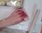 玉子２個で作る、ダブルクリームメロンパン作り方26写真