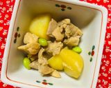 うちの味☆スタミナ確保♪鶏の甘辛中華風煮作り方55写真