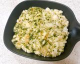 ニラだれ入り♪叩き長芋ゴロゴロ焼き作り方4写真