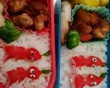 簡単キャラ弁〜ご飯だけキャラ編〜作り方2写真