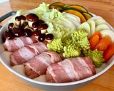 鶏ベーコンロールのクリーム鍋作り方3写真