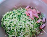 ＊ズッキーニのペペロンチーノ＊作り方3写真