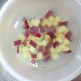 HB早焼き♪ふんわり♡さつまいも&かぼちゃ食パン作り方1写真
