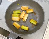 甘くなるよ♪長ネギのじっくり照り焼き作り方3写真