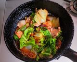 白菜と豚バラ肉のオイスターソース炒め作り方7写真