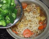 カレーうどん鍋♪簡単レシピカレールーで作り方9写真