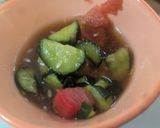 梅シロップと醤油でごくごく飲めるサラダ作り方9写真
