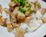 後で混ぜる！鳥五目ご飯風作り方7写真