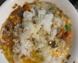 レンジ簡単ピリ辛中華風梅照味炒飯弁当作り方9写真