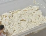 材料3つ！レンチン豆腐米粉蒸しパン作り方1写真
