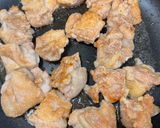 鶏肉とトマトのネギ味噌焼き♪作り方3写真