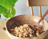 余ったタコミートで鶏そぼろおにぎり☆弁当作り方1写真