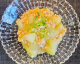 冬瓜の鶏肉そぼろあん煮作り方3写真