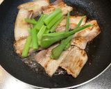 豚肉とジャンボニンニクの芽醤油麹炒め作り方4写真