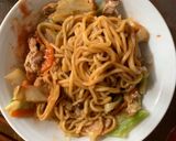 お一人様!市販の焼きそばソースカツ隠し味作り方3写真