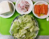 ズワイ蟹と豆腐のうま煮作り方1写真