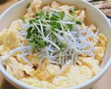 しら玉丼（しらすと卵のミニ丼）作り方5写真