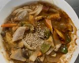 お一人様洋風梅レモン味根菜たっぷり野菜炒作り方22写真