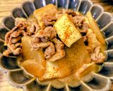 簡単！大根・豚こま肉・厚揚げの甘辛煮！作り方6写真