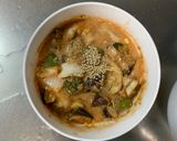 根菜茄子白菜中華風シチュー味温野菜サラダ作り方21写真