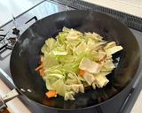 みんな大好き！町中華の野菜炒め（肉なし）作り方4写真