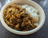 節約◎ちくわとわかめの和風キーマカレー作り方9写真