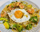 🦐エビ＆🥑アボカド入りミーゴレン風パスタ作り方6写真