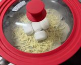 餃子の皮の花びらチョコマシュマロピッツァ作り方4写真