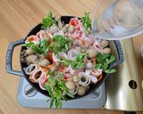 ガーリック塩バターのブーケ鍋作り方5写真