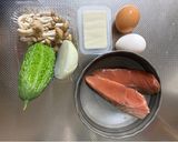 鮭とゴーヤのチャンプルー✨作り方1写真