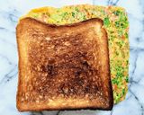 ランチ！ブロッコリーと卵のトーストサンド作り方11写真