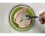 鶏皮と竹輪のウニ酢みそ★動画あり★作り方2写真
