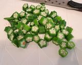 オクラ☆じゃこの梅肉あえ作り方3写真