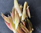 茗荷とぶた肉の塩昆布炒め作り方1写真