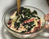 タコと若芽の夏ダイエット冷製パスタ作り方12写真