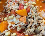 簡単！！栄養抜群！！豚肉と大豆のトマト煮作り方5写真