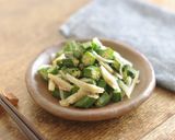 レンジで★オクラとみょうがのめんつゆ和え作り方7写真